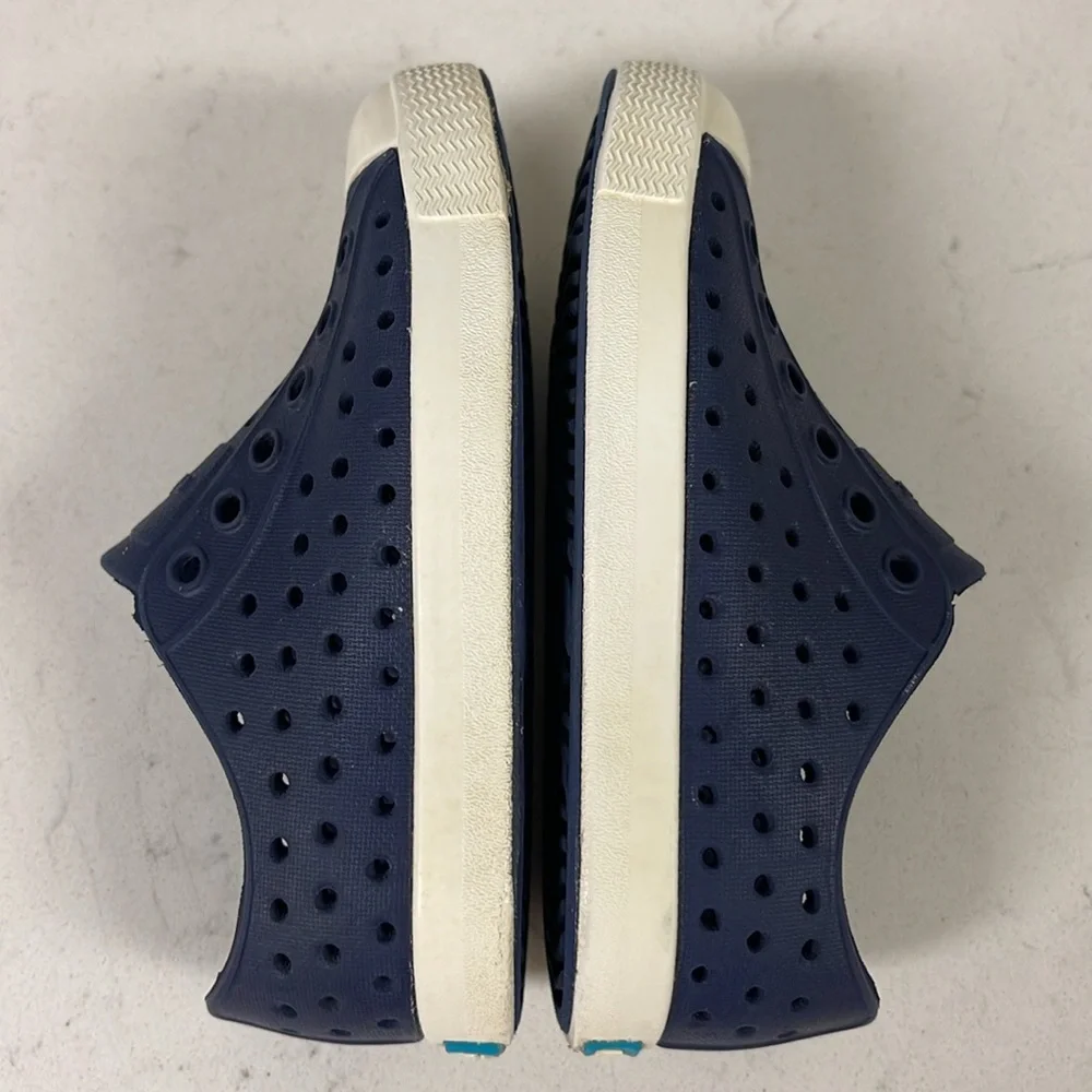 Native Jefferson Slip-on Sneakers Toddler/Little Kid Water Shoe Navy Blue Size 7